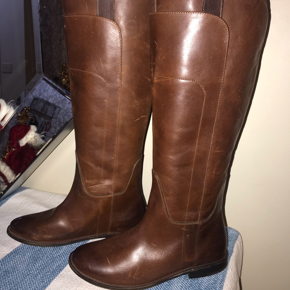 Frye leather riding boots